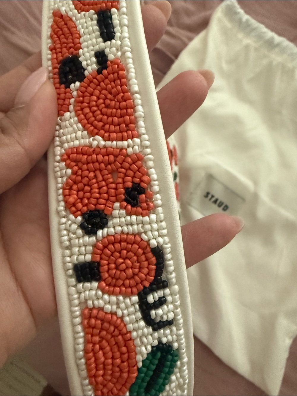 NWT STAUD Tommy Bag, Oranges - Picture 11 of 13